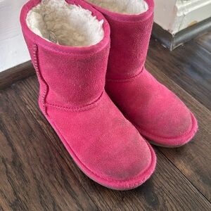 Kookaburra by UGG girls pink boots size c11